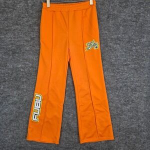 Forever 21 x FUBU Track Pants Womens Medium Orange Embroidered‎ Logo Hip Hop